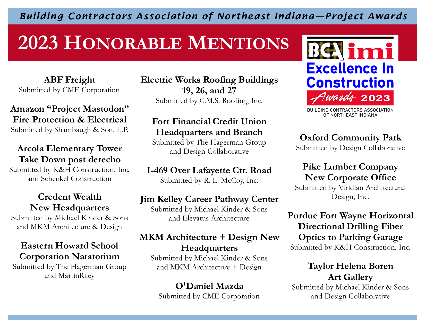 Honorable Mentions